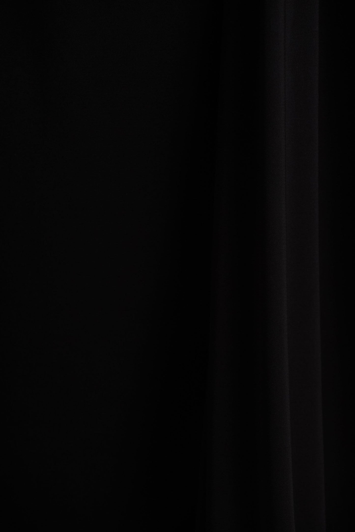 Bonnie | Black Asymmetric-Neck Maxi Dress With Ruched-Detailing